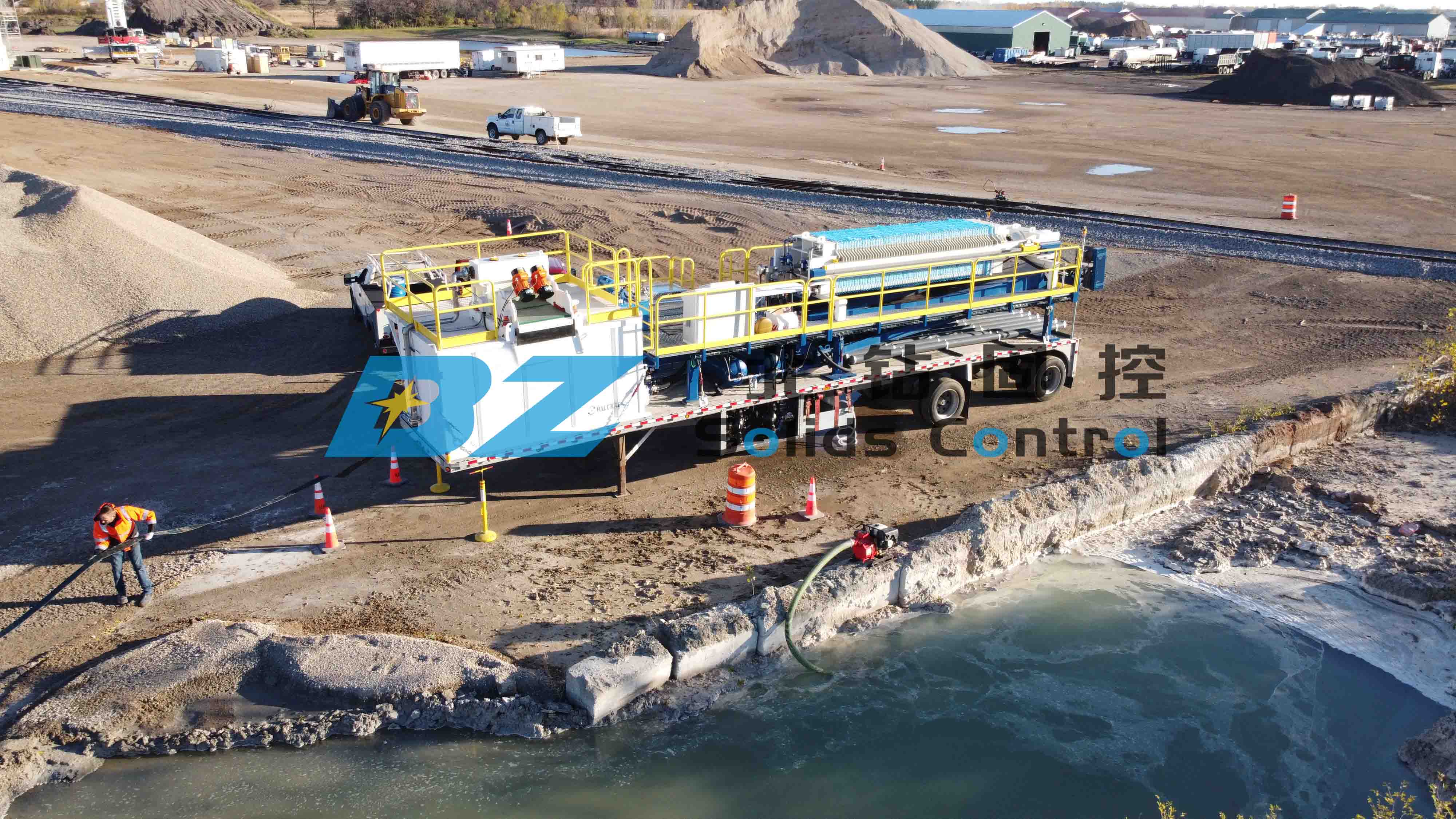 車(chē)載式廢漿處理系統(tǒng)成功應(yīng)用于美國(guó)芝加哥某泥漿回收現(xiàn)場(chǎng)